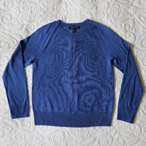 Blue Merino Wool Banana Republic Knit Crew Neck Sweater